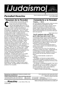 Parashat Haazinu