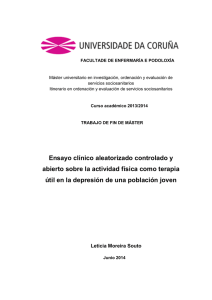 Ensayo clínico aleatorizado controlado y abierto sobre la
