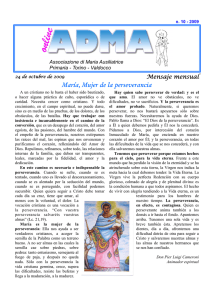 Maria mujer de perseverancia - Casa Madre SDB Torino