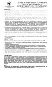CAMBIO RAZON SOCIAL-OPERARIO ESTACION o EXPENDIO
