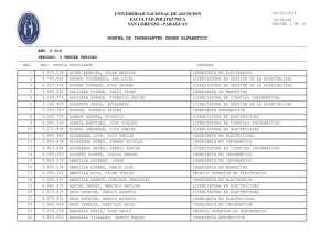 año 2014 - tercer periodo