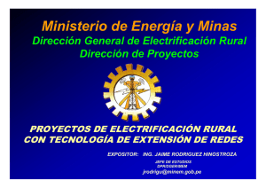 Sin título de diapositiva - Dirección General de Electrificación Rural