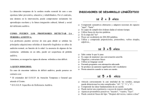 deteccion temprana pérdida auditiva infantil