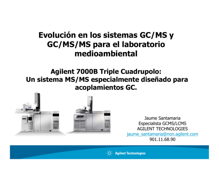 GC/MS/MS - Agilent