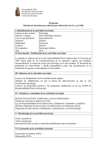 Sistema de atención para adolescentes infractores de Ley en Chile