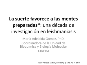 una década de investigación en leishmaniasis
