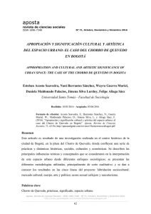 el caso del Chorro de Quevedo en - Aposta. Revista de Ciencias