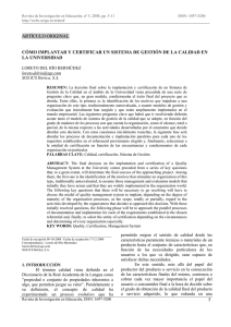 Cómo implantar y certificar un Sistema de Gestión de la Calidad en