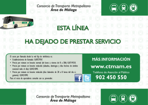 ESTA LÍNEA HA DEJADO DE PRESTAR SERVICIO