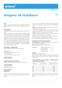 Antígeno de Huddleson - Laboratorios Britania