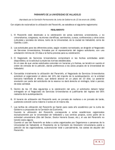IX.8. Normas para la utilización del Paraninfo