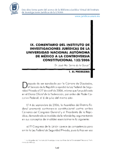 ix. comentario del instituto de investigaciones juridicas de la