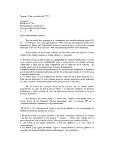 Consejo Municipal puede declarar inadjudicables bienes marítimos