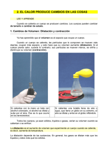 2. el calor produce cambios en las cosas