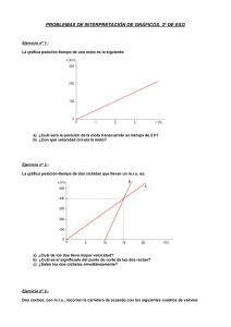 Ejercicios de Interpretación de Gráficos: Física 2º ESO