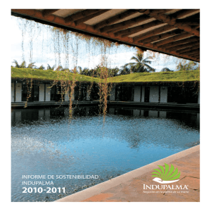 Informe de SoStenIbIlIdad Indupalma