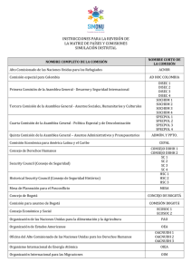 Lista de comisiones