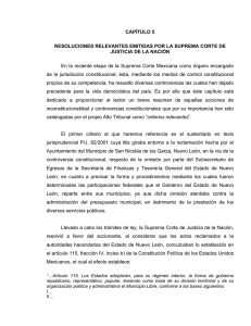 CAPÍTULO 5 RESOLUCIONES RELEVANTES
