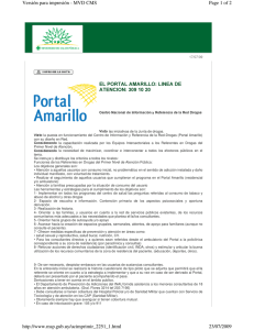 EL PORTAL AMARlLLO: LlNEA DE ATENClON: 309 10 20