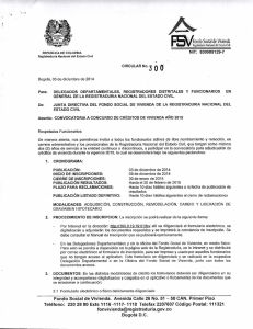 Fondo Social de Vivienda - Registraduría Nacional del Estado Civil