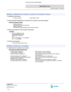 PROXITANE ® 15:23 SECCIÓN 1: Identificación de la sustancia o la