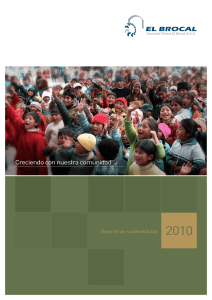 reporte de sostenibilidad 2010 - tapa