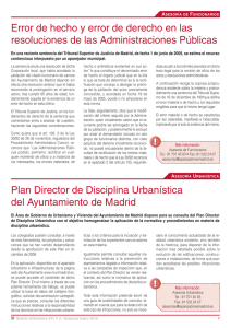 Error de hecho y error de derecho en las resoluciones de las