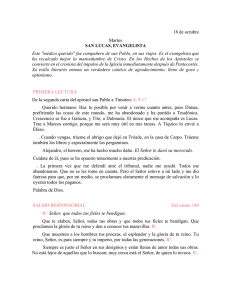 R/. Señor, que todos tus fieles te bendigan.