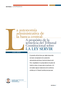 A propósito de la sentencia del Tribunal Constitucional sobre