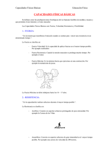 Capacidades Físicas Básicas 6º