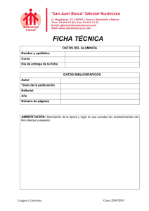 Hoja de Análisis de Libros para Lengua y Literatura