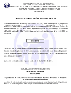 Solvencia Laboral - Grupo Publiweb CA