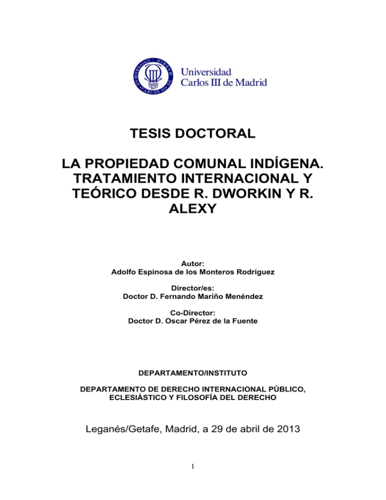 La Propiedad Comunal Ind gena E