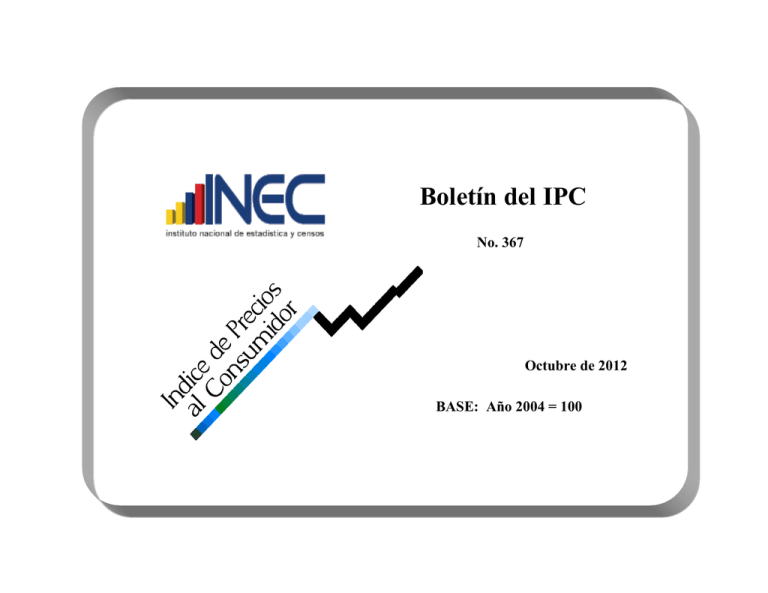 Boletín Del IPC - Instituto Nacional De Estadística Y Censos