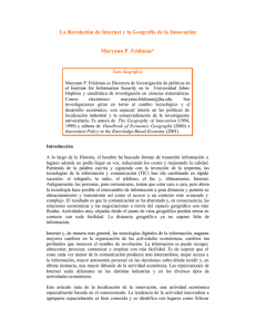 La Revolución de Internet y la Geografía de la Innovación