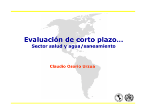 Evaluación de corto plazo…