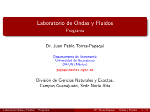 Laboratorio de Ondas y Fluidos - Programa