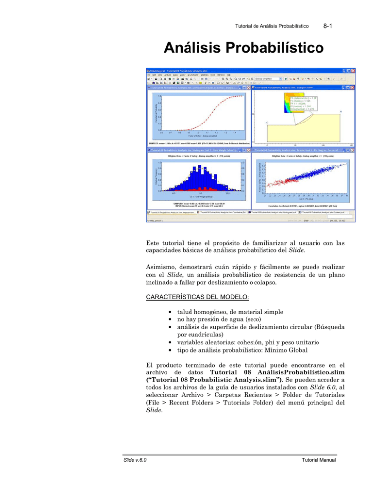 Análisis Probabilístico