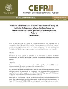 Aspectos Generales de la Iniciativa de Reforma a la Ley del