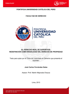pontificia universidad católica del perú facultad de derecho el