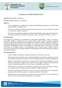 Ingeniería en Marketing. - Universidad Laica Vicente Rocafuerte de