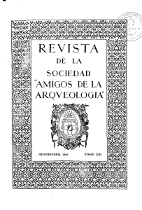 Revista de la Sociedad "Amigos de la Arqueología"