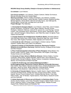 HELENA Study Group (Healthy Lifestyle in Europe