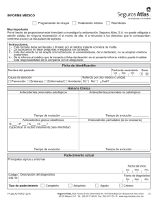 Formulario Médico Seguros Atlas