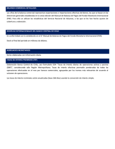 BALANZA COMERCIAL DETALLADA Las cifras de la balanza