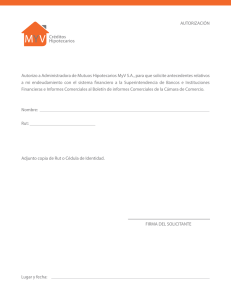 Lugar y fecha: FIRMA DEL SOLICITANTE Autorizo a Administradora