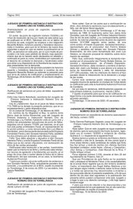 JUZGADO DE PRIMERA INSTANCIA E INSTRUCCIÓN NÚMERO