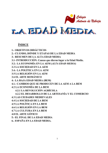 2.- cuándo, dónde y etapas de la edad media