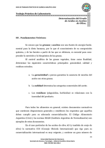 Determinación del Grado de Acidez en Aceites