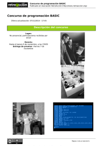 Concurso de programación BASIC